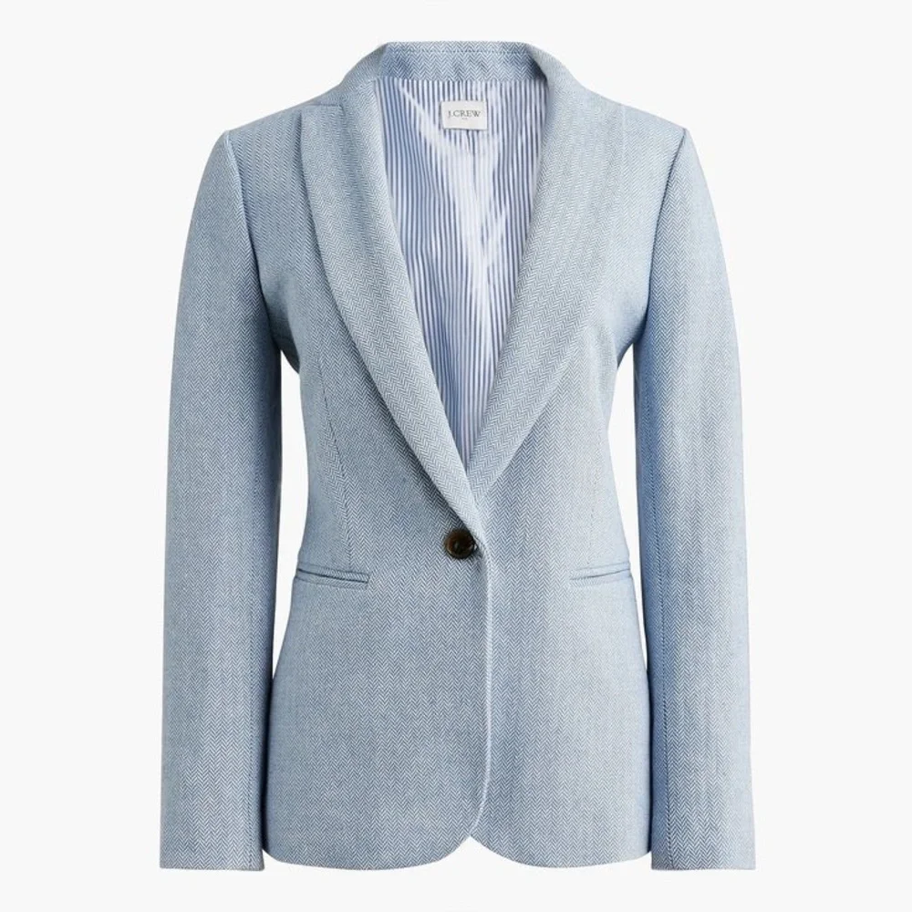 J. Crew Factory Light Blue Blazer - Picture 1 of 16